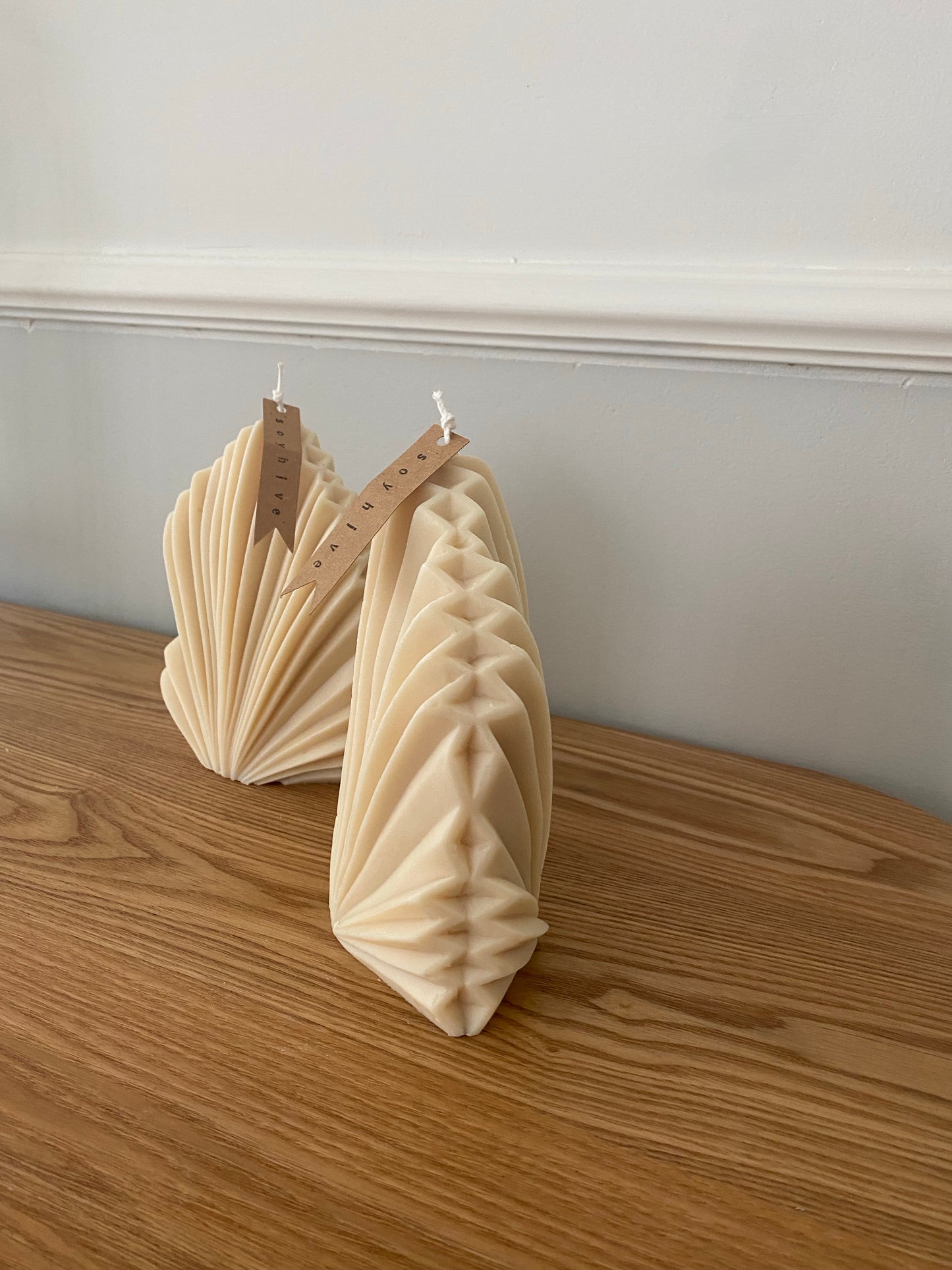 Shell candle NUDE