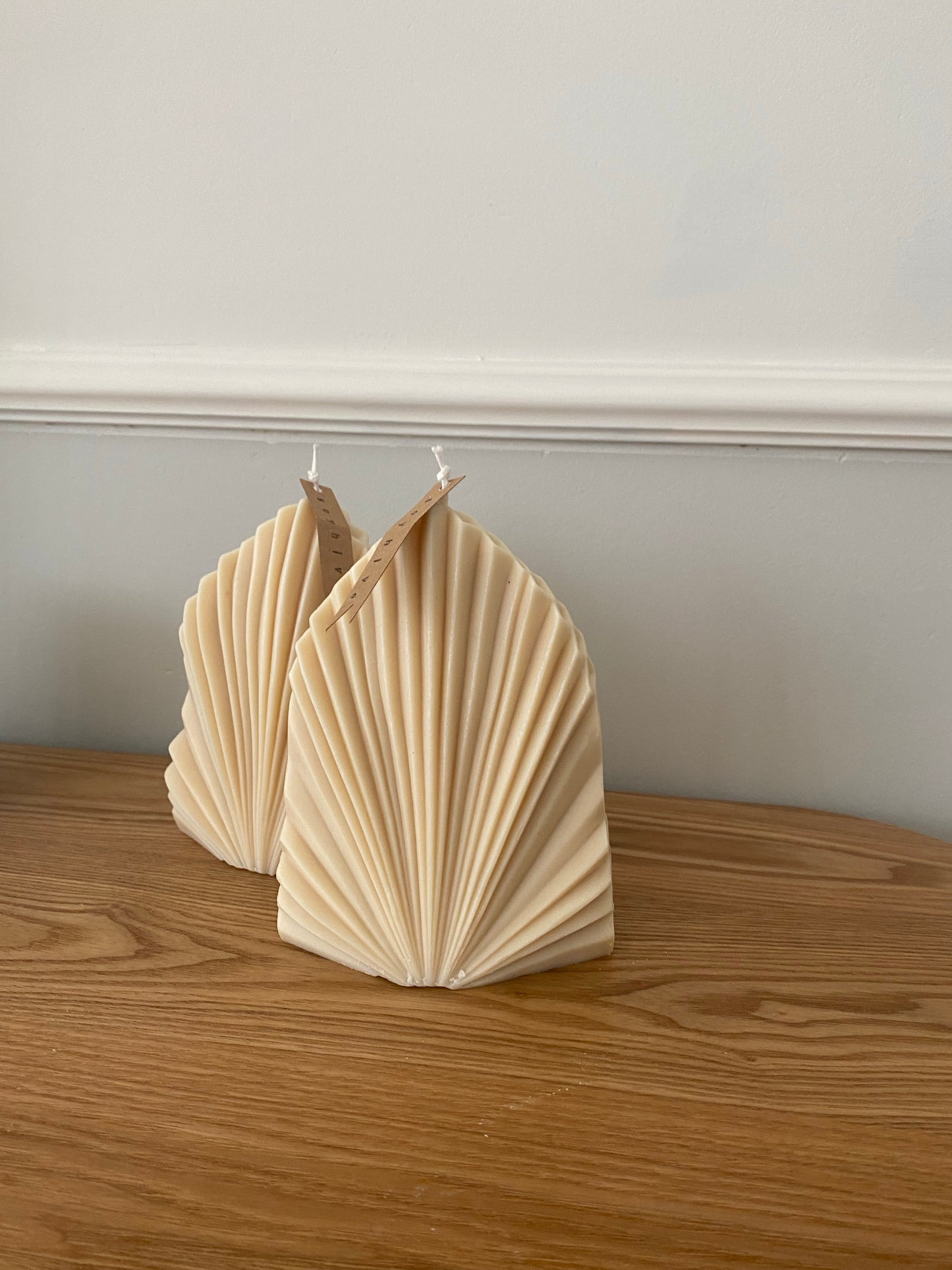 Shell candle NUDE